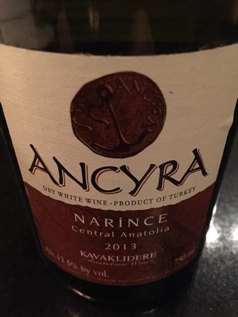 Maybe you would like to learn more about one of these? 2014 Kavaklıdere Narince Ancyra, Turkey, Central Anatolia ...