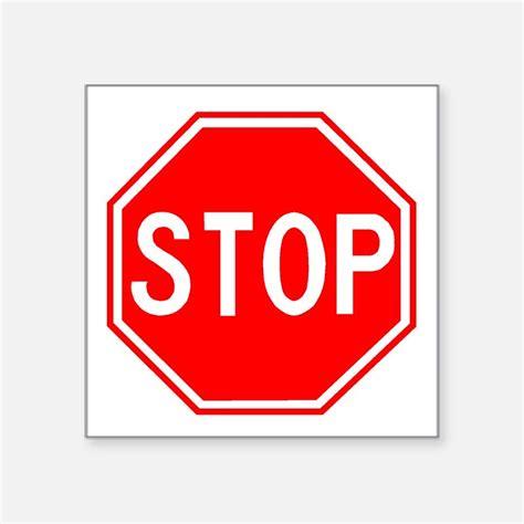 Stop Bumper Stickers Car Stickers Decals And More