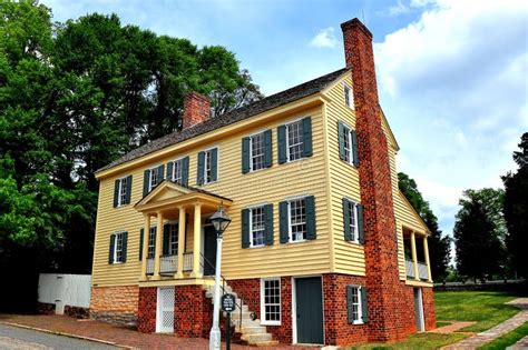 Old Salem Nc 18th Century Moravian Houses Editorial Photo Image Of
