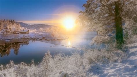 31 Snowy Morning Wallpapers Wallpaperboat