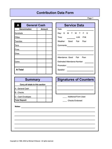 Contribution Form Fill Out And Sign Online Dochub