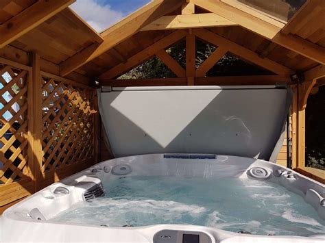 5 Hot Tub Roof Ideas Just Hot Tubs Hot Tubs For Sale