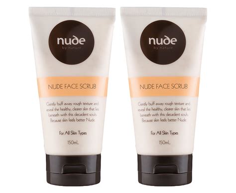2 X Nude By Nature Nude Face Scrub 150ml Au
