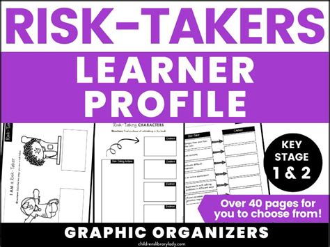 Ib Learner Profile Risk Taking Activities And Graphic Organizers