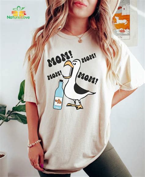 Nemo Seagull Mom Shirt Disney Finding Nemo T Shirt Funny Disney Gift For Moms The Best Gifts