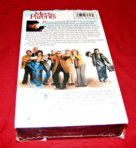 Meet The Parents Vhs 2001 Blythe Dannerben Stiller New Sealed Pg