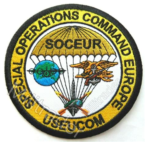 Special Operations Command Europe Soceur Useucom Patch Wht