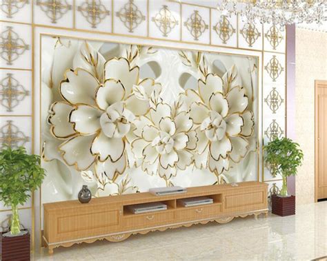 Beibehang Custom Wallpaper 3d Home Decoration Background Blooming