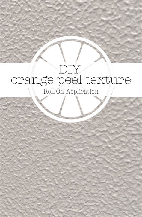 Orange Peel Texture The Special Formulation Is Designed To Patch A