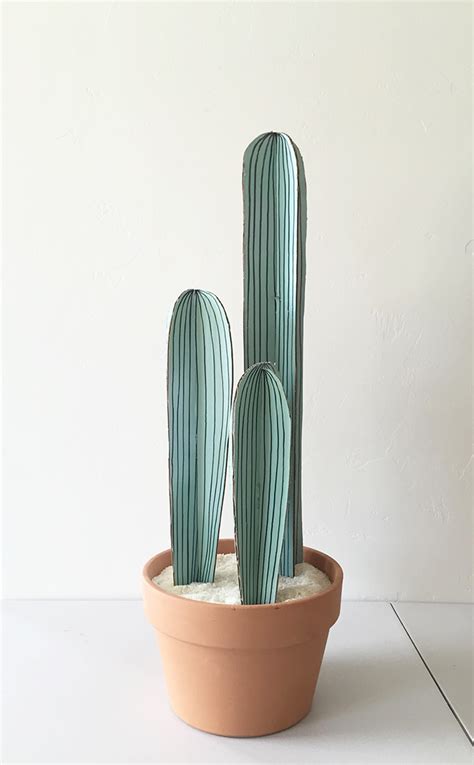 For The Home Diy Cardboard Cacti