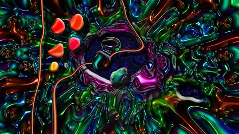 3d Trippy Wallpaper High Definition Cool Colourful