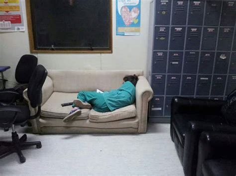 Doctors Post Pics Defending Med Residents Caught Sleeping 15 Pics