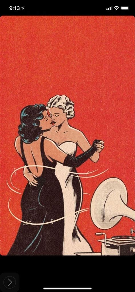 Vintage Lesbian Lesbian Art Gay Art Lesbian Flag Vintage Poster Art Vintage Art Bd Pop Art