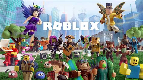 Download Cool Roblox Characters In The City Wallpaper