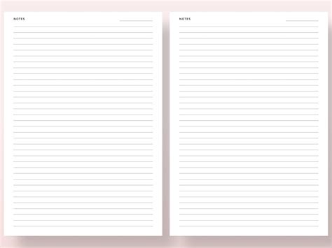 Printable A5 Lined Paper Template Get What You Need For Free