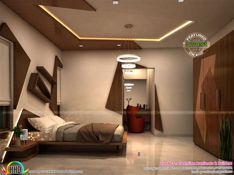 Superb Kitchen And Bedroom Interiors Kerala Home Design