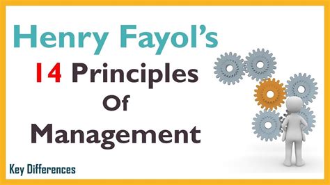 Science, not rule of thumb, harmony, not discord, cooperation, not individualism and a few under 'scientific management', each element (or component) of any job and the motions required to perform it, are scientifically analyzed to. Henry Fayol's 14 Principles of Management - YouTube