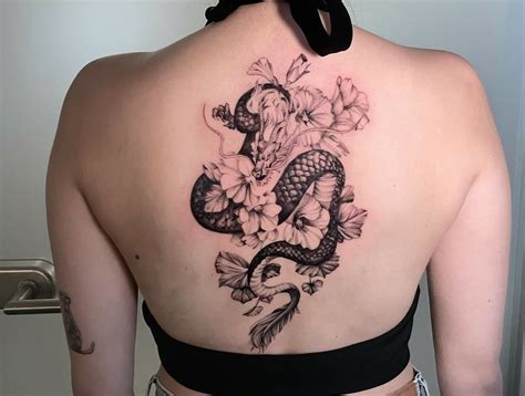 Aggregate More Than 69 Dragon And Cherry Blossom Tattoo Super Hot In