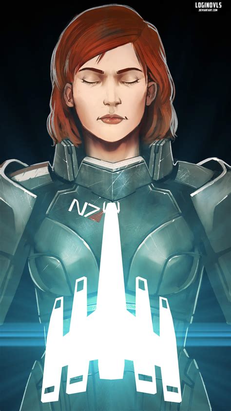 Commander Shepard Female Mass Effect By Loginovls On Deviantart