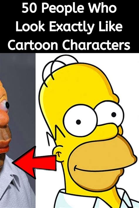 50 People Who Look Exactly Like Cartoon Characters Lustig