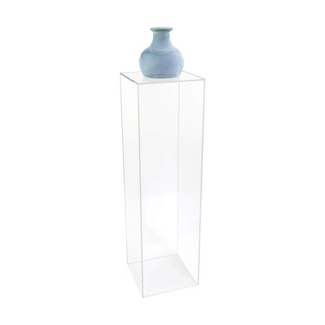 Clear Acrylic Pedestal Buy Acrylic Displays Shop Acrylic Pop