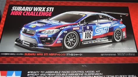 Tamiya Tt 02 Subaru Wrx Sti Nbr Challenge Unboxing Youtube