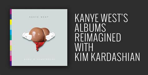 kanye west s albums reimagined with kim kardashian the interns