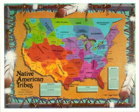 Native American Tribes Curtis Wright Maps
