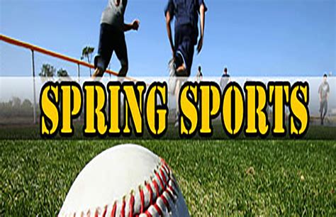 Spring Sports Information Clearview Regional High School