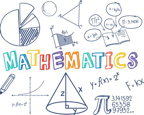 Doodle Math Font With Math Objects 3492058 Vector Art At Vecteezy