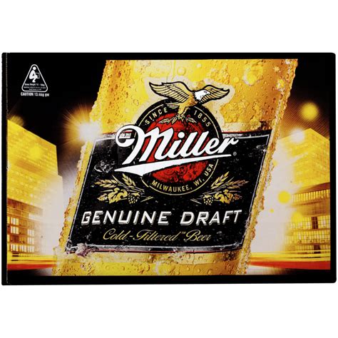 Miller Genuine Draft Value Cellars