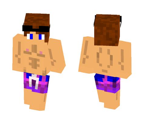 Download Shirtless Teen Galaxy Minecraft Skin For Free