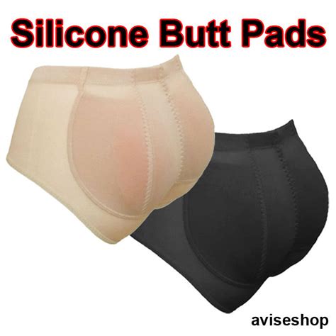 1pair Silicone Butt Pads Buttocks Enhancers Inserts Pushup Pad Removable Panties Womens Clothing
