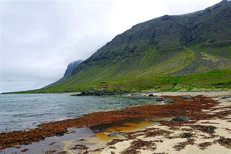 Iceland Coast Mountains Westfjords Nature Wallpapers Wallpapers Hd