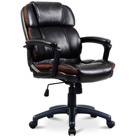 About computer chairs computerchairs.com is an evofurniture company. Shop Costway Ergonomic PU Leather Mid-Back Executive ...