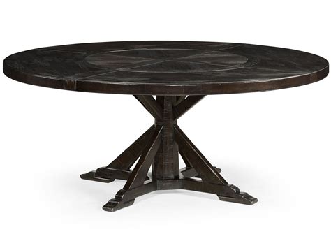 Jonathan Charles Casually Country 72 Wide Round Dining Table
