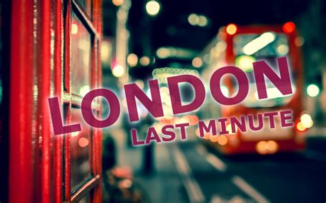 London Last Minute Samo 39 Eura Povratna Kratki City Break