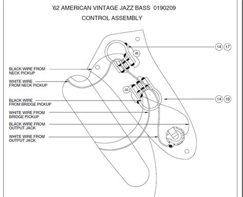 I've got a squier vm jazz bass that is in a bit of a sorry state. Incorrect Stack Knob Jazz Wiring? | TalkBass.com