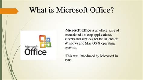 Msoffice Introduction