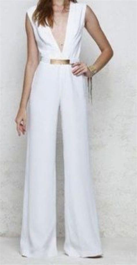 Jumpsuit My Style White Dresses Fashion Womens Clothing Long
