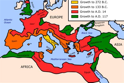 Roman Empire Growth Map