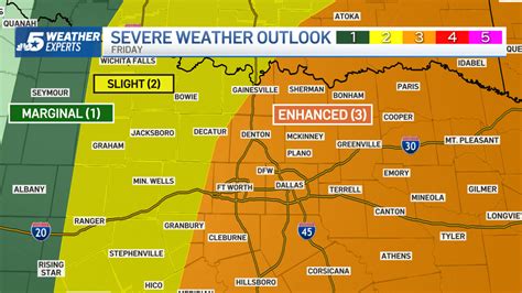 Enhanced Threat Friday Severe Storms With Damaging Wind Large Hail
