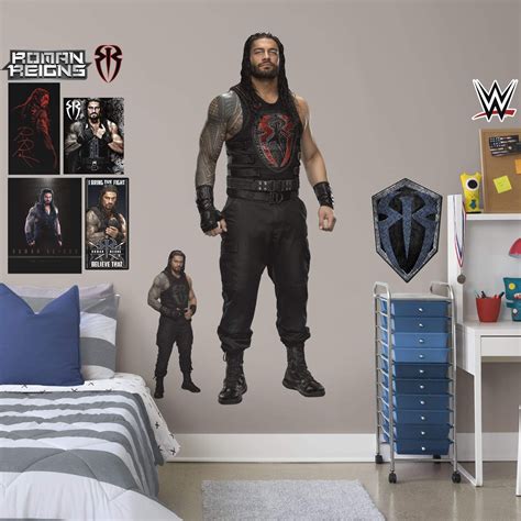 Roman Reigns Removable Wall Decal Fathead Official Site Roman
