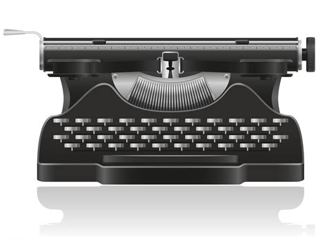 Download old typewriter vector illustration 489985 - Download Free Vectors, Clipart Graphics & Vector Art