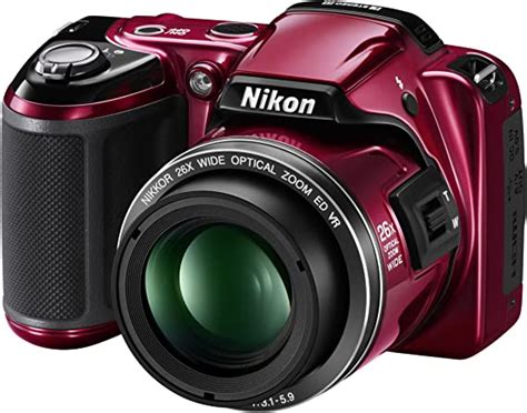 Nikon COOLPIX L810 Compact Digital Camera Red 16 1MP 26x Optical