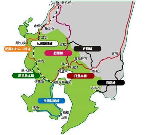 スマートフォン・タブレットで閲覧の方 地図の移動 ニ本指でスワイプ（指先をスライドさせる）して下さい 拡大/縮小 二本指でピンチアウト（指の間隔を広くする）すると拡大 二本指でピンチイン（指の間隔. 鉄道でいくかごしまの旅鹿児島県鉄道整備促進協議会