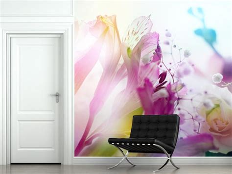 Abstract Bouquet Wall Mural Floral Wall Mural Eazywallz