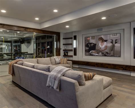 12780 Contemporary Basement Design Ideas And Remodel Pictures Houzz