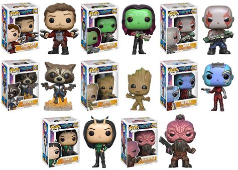 Guardians Of The Galaxy Vol 2 Pop Figures By Funko