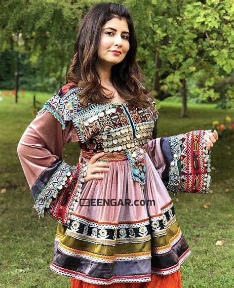 Multi Velvet Afghan Dress Seengar Fashion
